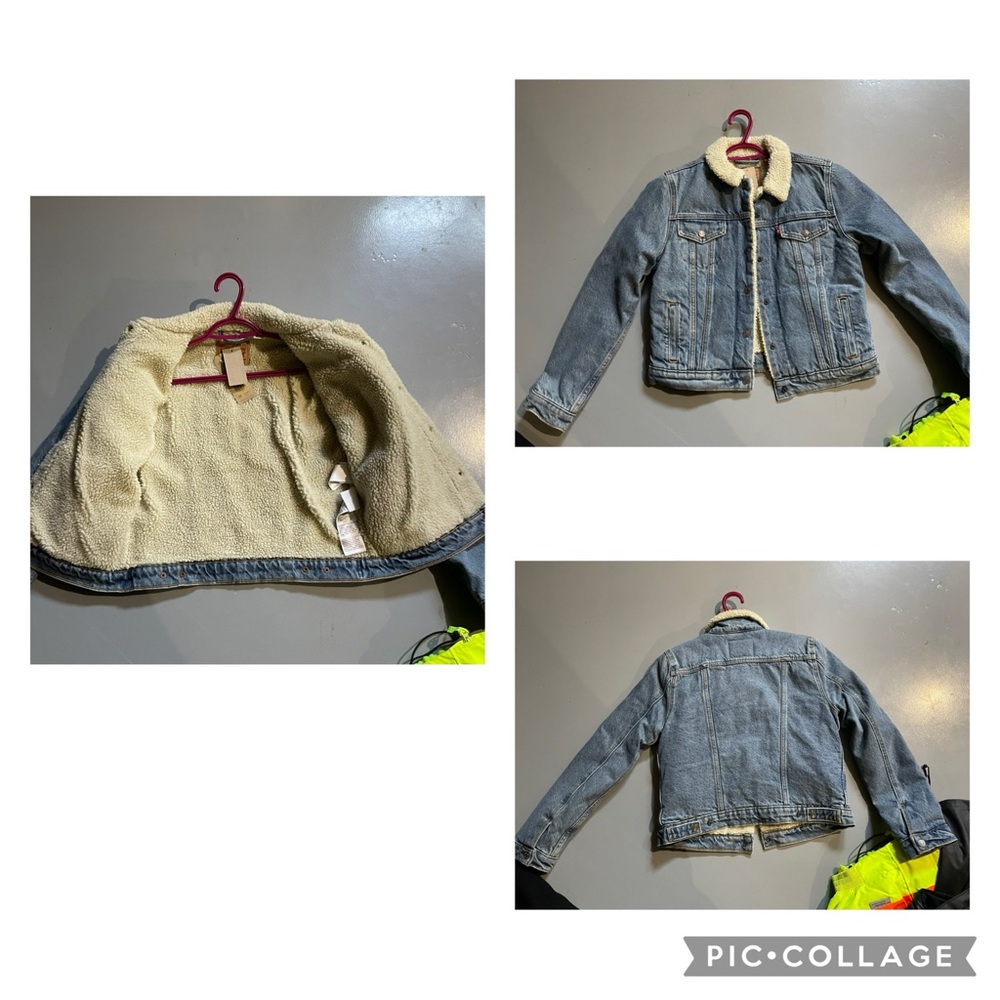 Denim Jacket with Sherpa Lining
